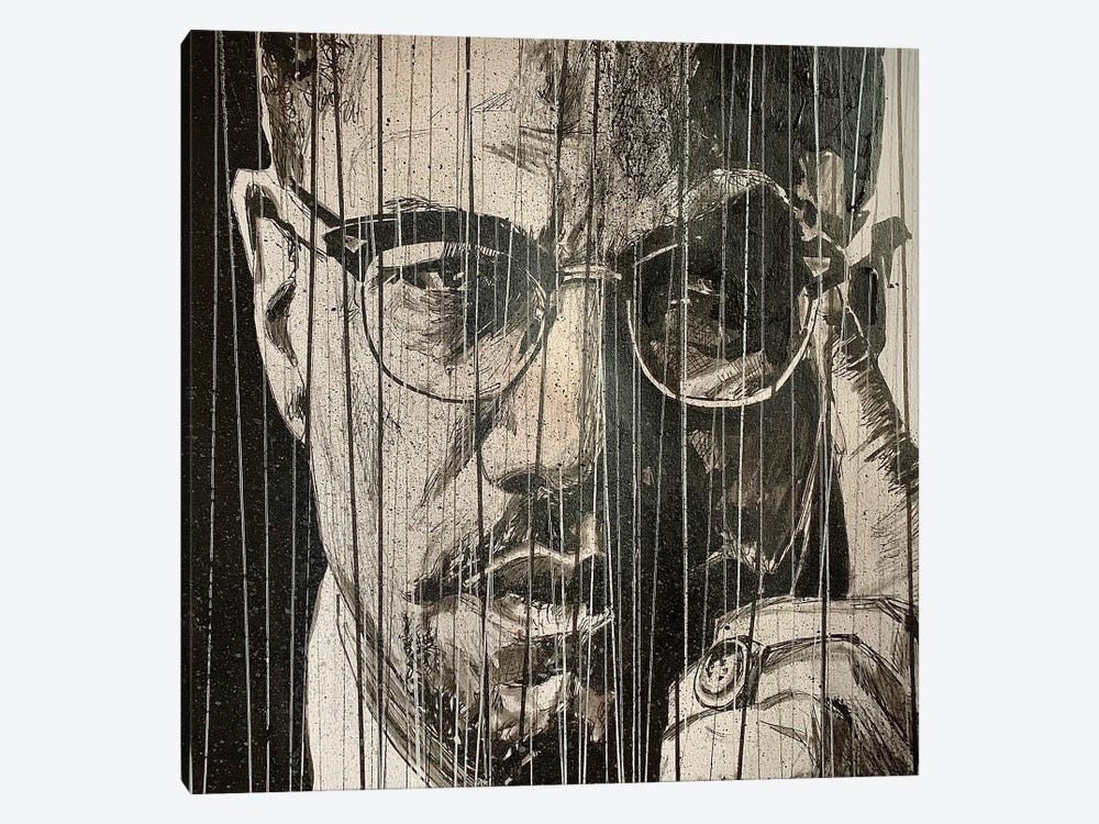 Malcolm X by Joel Tesch 1-piece Canvas Art