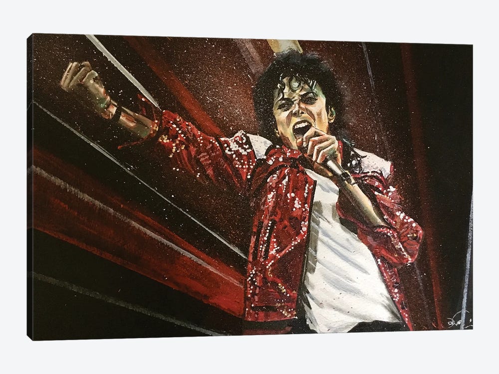Michael Jackson by Joel Tesch 1-piece Canvas Print