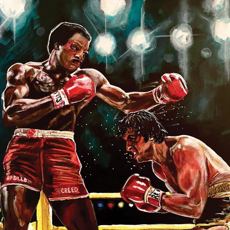 Rocky Vs Apollo by Joel Tesch wall art