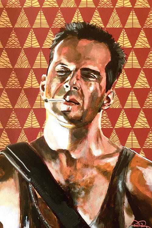 Die Hard Christmas by Joel Tesch wall art