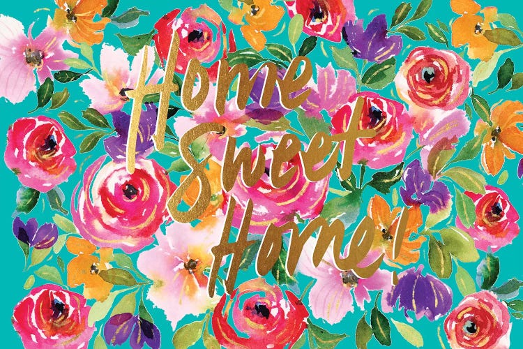 Floral Party B by Joy Ting wall art