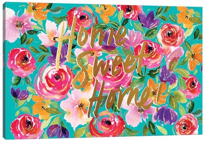 Floral Party B Canvas Art Print - Joy Ting