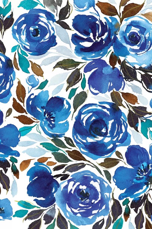 Watercolor Flowers by Joy Ting wall art