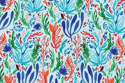 Out to Sea II by Joy Ting framed canvas print