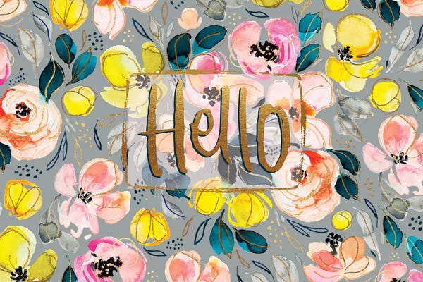 Peachy Florals III