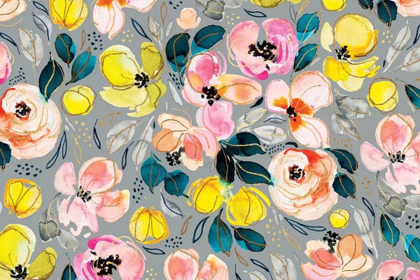 Peachy Florals IV