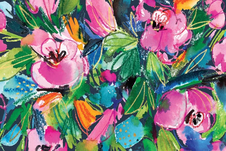 Floral Fun I by Joy Ting wall art