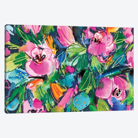 Floral Fun I Canvas Print #JTG24} by Joy Ting Canvas Art