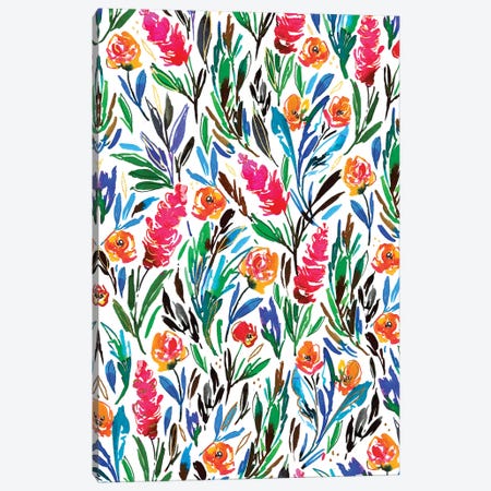 Floral Fun III Canvas Print #JTG26} by Joy Ting Canvas Art