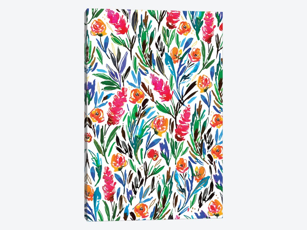 Floral Fun III by Joy Ting 1-piece Canvas Wall Art