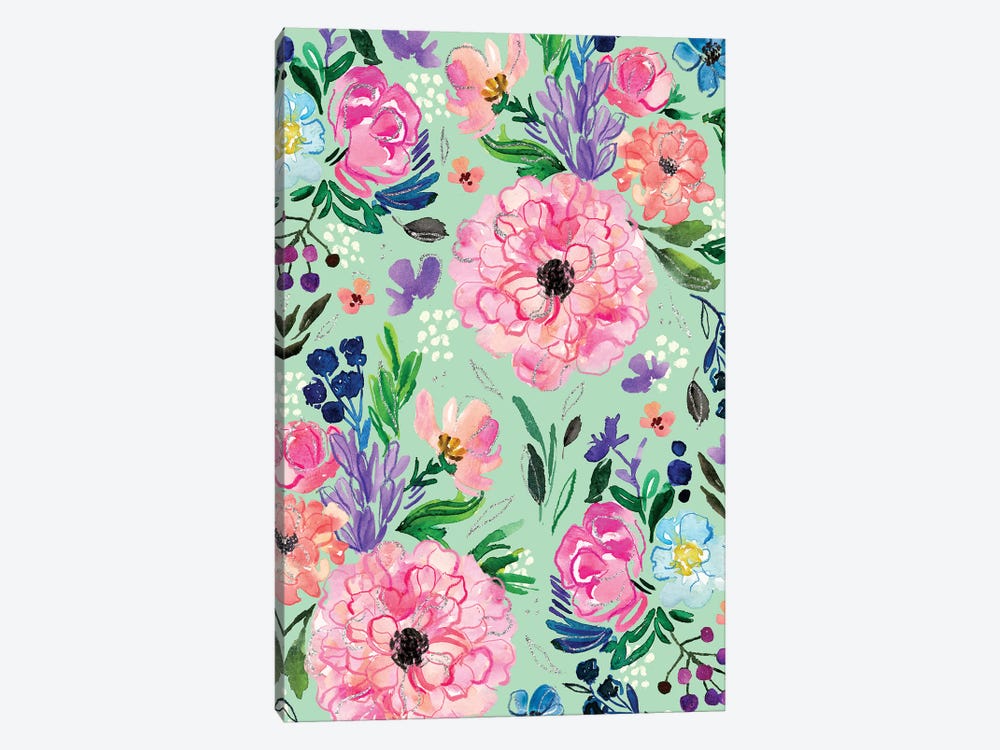 Blooms III by Joy Ting 1-piece Canvas Wall Art
