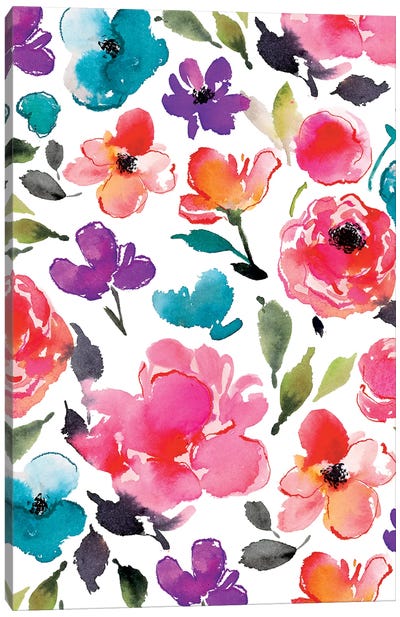 Blooms V Canvas Art Print - Joy Ting