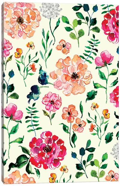 Wild Blooms I Canvas Art Print - Joy Ting
