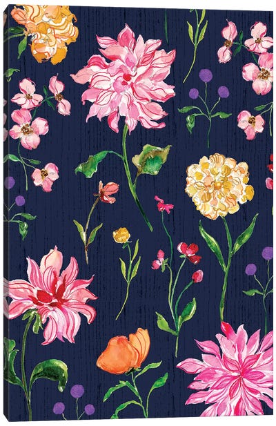 Wild Blooms II Canvas Art Print - Joy Ting