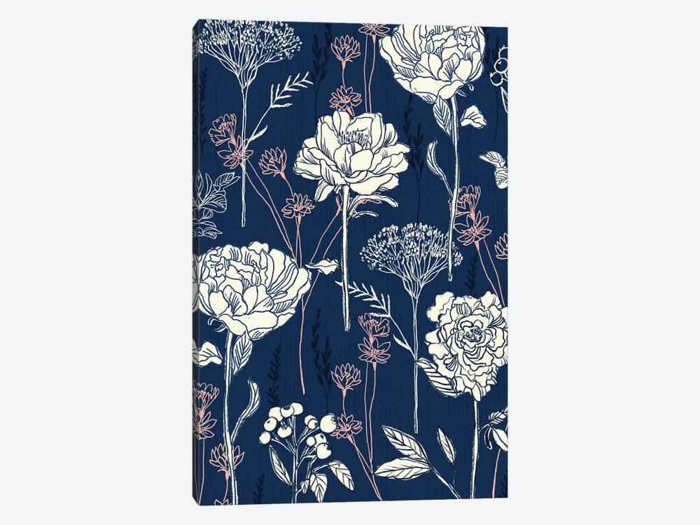 Wild Blooms III by Joy Ting 1-piece Canvas Wall Art