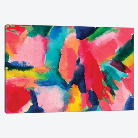 Colorful Home I Canvas Print #JTG52} by Joy Ting Canvas Artwork