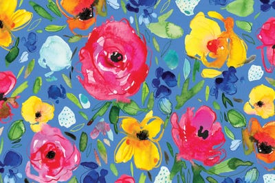 Floral Party I by Joy Ting art print