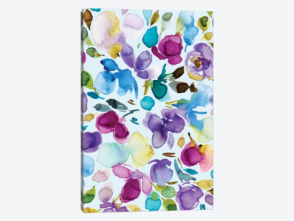 Floral Party III by Joy Ting 1-piece Canvas Print