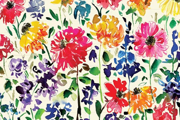 Joy Ting: Floral Party IV by Joy Ting