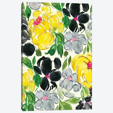 Fancy Florals I Canvas Print #JTG5} by Joy Ting Canvas Print