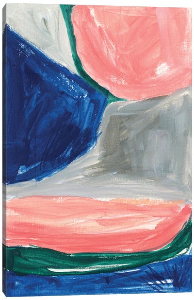 Painterly Color Block I Canvas Art Print - Joy Ting