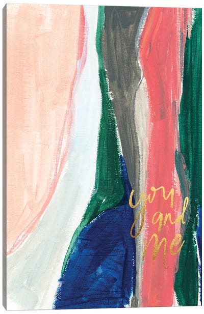 Painterly Color Block III Canvas Art Print - Joy Ting