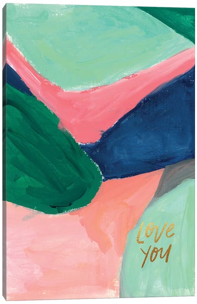 Painterly Color Block V Canvas Art Print - Joy Ting