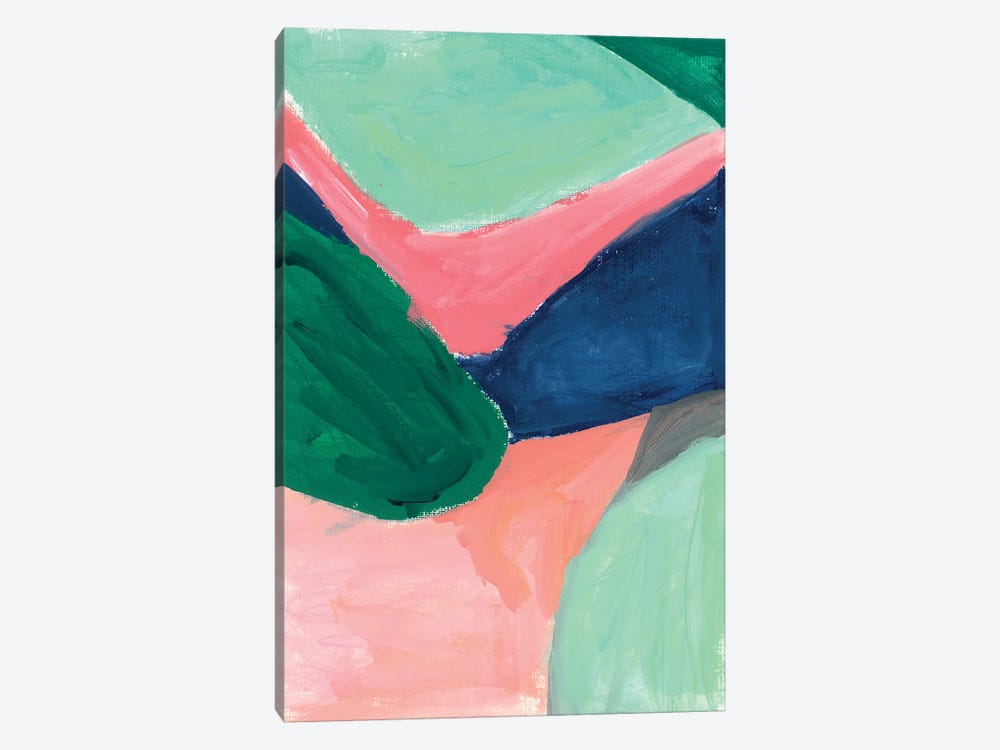 Painterly Color Block VI by Joy Ting 1-piece Canvas Print