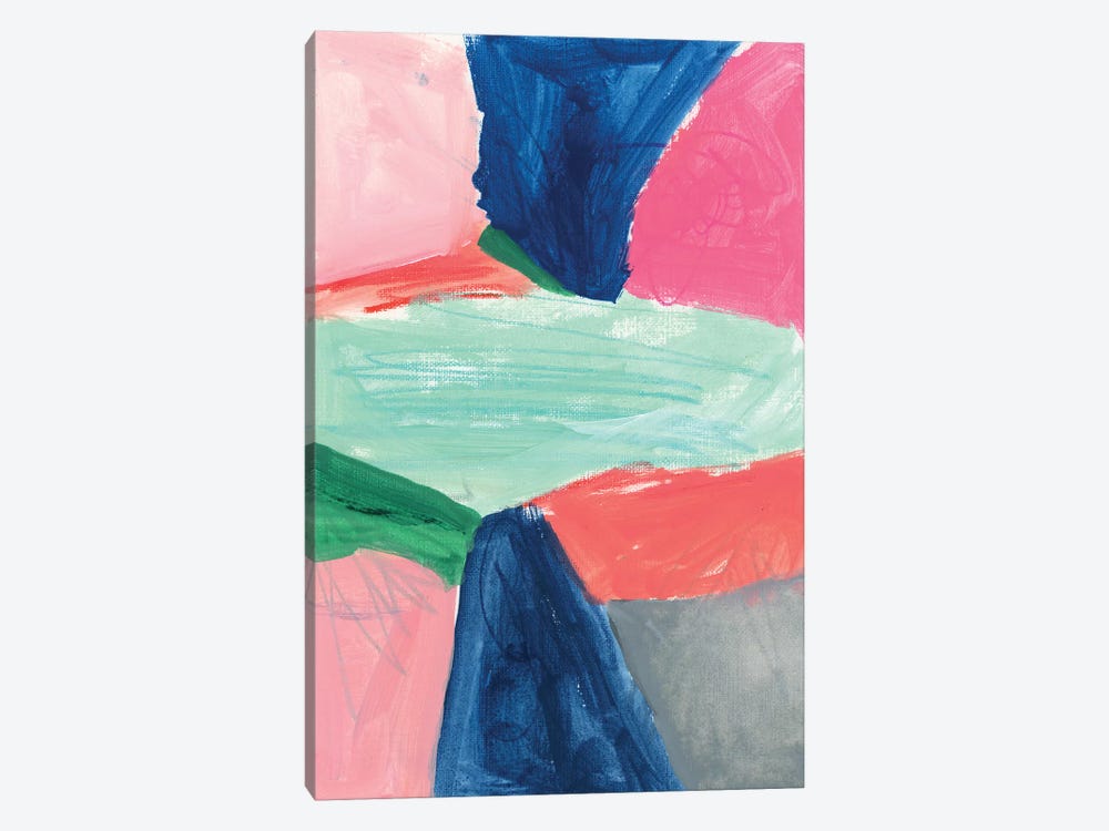 Painterly Color Block VII by Joy Ting 1-piece Canvas Artwork