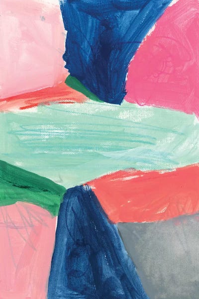 Joy Ting: Painterly Color Block VII by Joy Ting