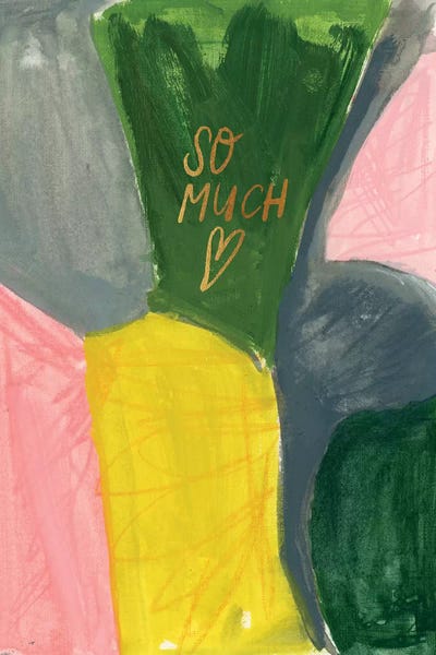 Painterly Color Block XI by Joy Ting framed canvas print