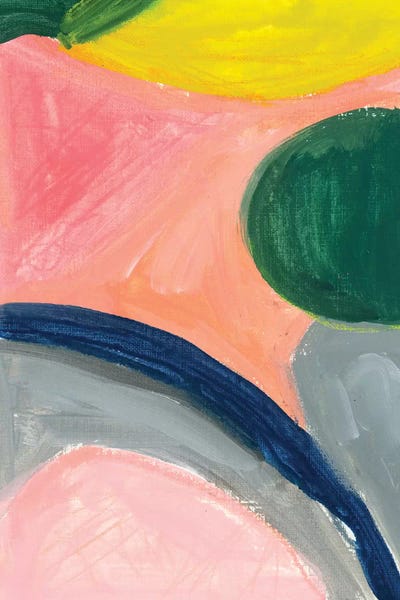 Joy Ting: Painterly Color Block XIV by Joy Ting