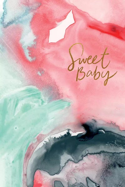 Painterly Sentiments V by Joy Ting framed canvas print