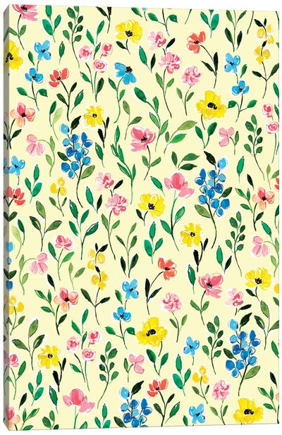 Happy Garden Canvas Art Print - Joy Ting