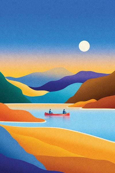 Canoes: Serenity Paddle by Stonecollages