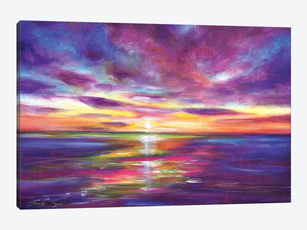 Radient Seas by Jennifer Taylor 1-piece Canvas Print