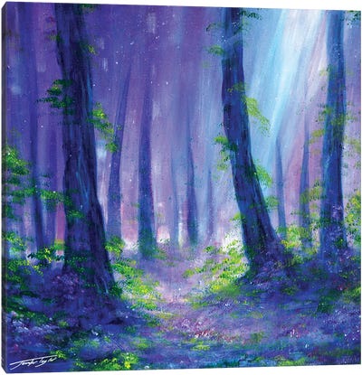 A Woodland Dream Canvas Art Print - Enchanted Forests