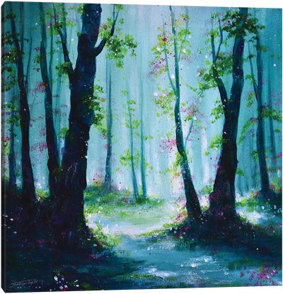 Woodland Morn Canvas Art Print - Enchanted Forests