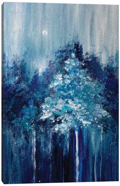Winter Woods No 1 Canvas Art Print - Jennifer Taylor