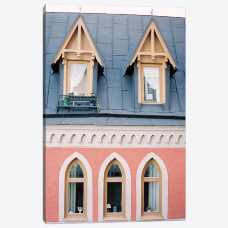 Swedish Rooftops Canvas Print #JTM15} by Justine Milton Art Print