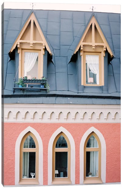 Swedish Rooftops Canvas Art Print - Sweden Art