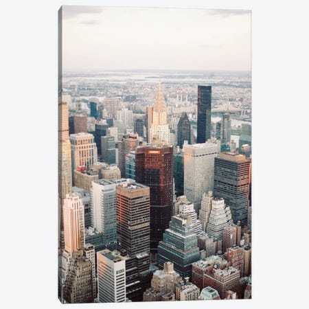 Nyc Skyline From Above Canvas Print #JTM20} by Justine Milton Art Print