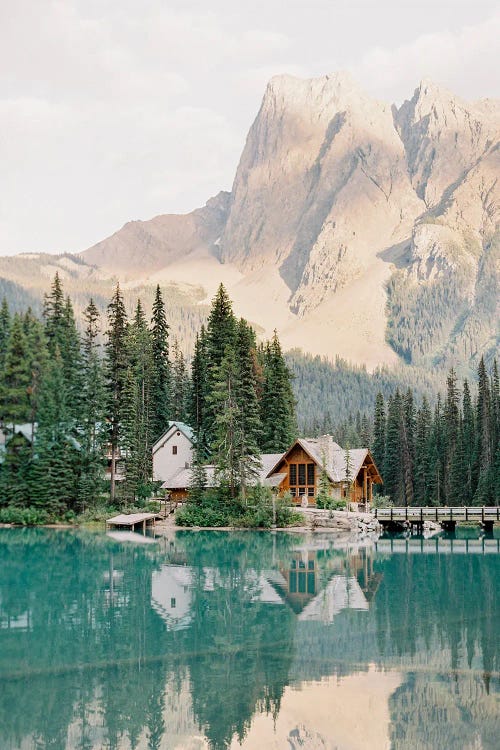 Lake Lodge In The Mountains