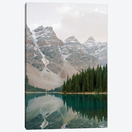 Turquoise Lake Reflection Canvas Print #JTM40} by Justine Milton Canvas Print
