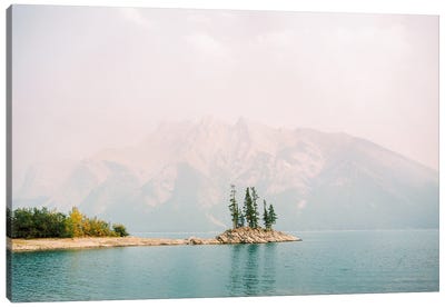 Smoky Lake Views Canvas Art Print - Justine Milton
