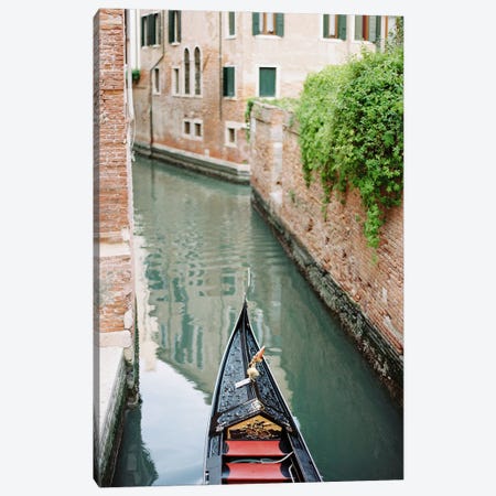 Gondolas In Venice Canvas Print #JTM53} by Justine Milton Canvas Wall Art