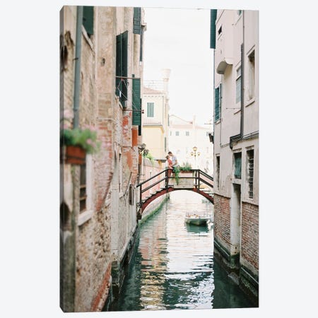 Cruising The Venice Canals Canvas Print #JTM54} by Justine Milton Canvas Print