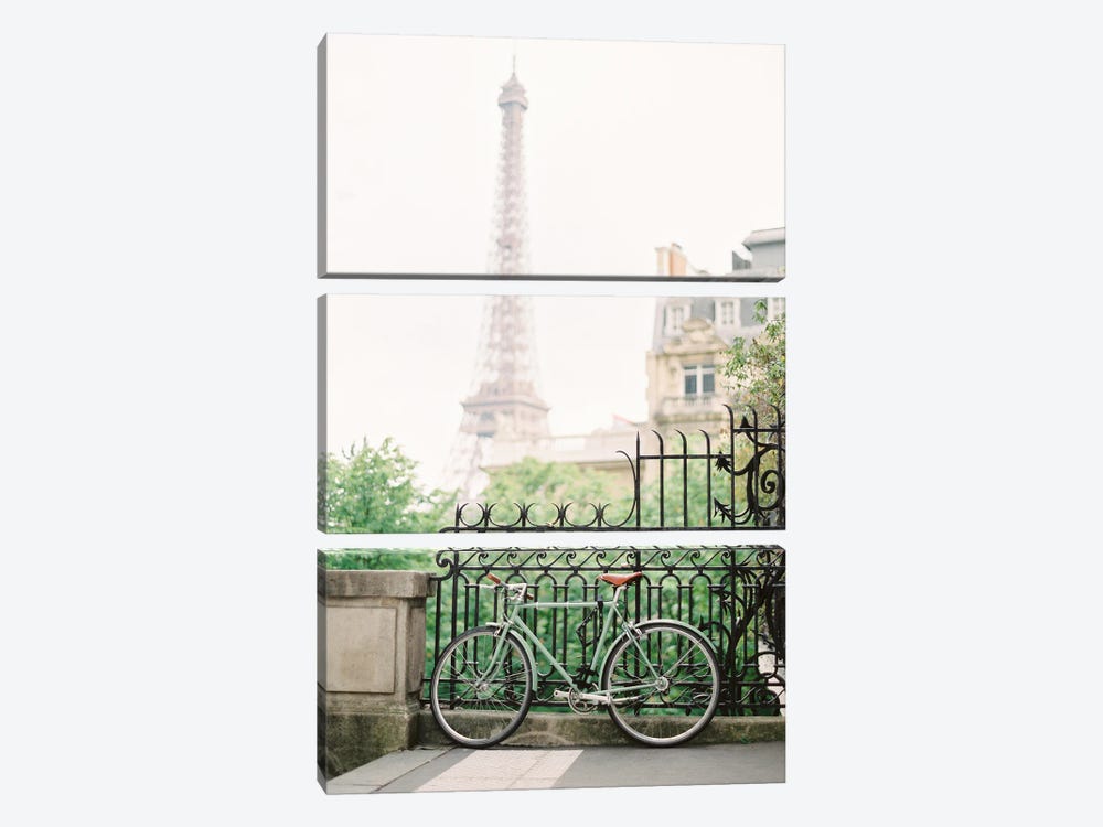 Parisienne Sidewalks by Justine Milton 3-piece Canvas Wall Art
