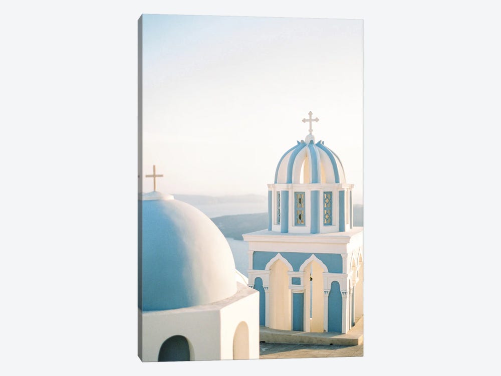 Santorini Church by Justine Milton 1-piece Canvas Print