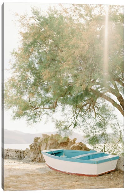 Greek Island Getaway Canvas Art Print - Justine Milton